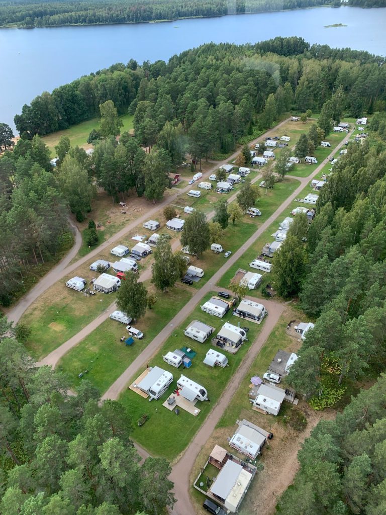 bild över campingen
